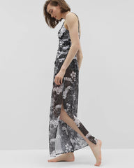 Soma / Double Duty Side Slit Pant BLACK