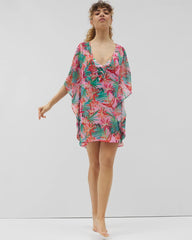 Soma / Everything Under the Sun Chiffon Caftan MULTI