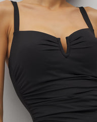 Soma / V-Wire Tankini Top BLACK