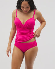 Soma / Ruched Bikini Bottoms CAMELLIA ROSE