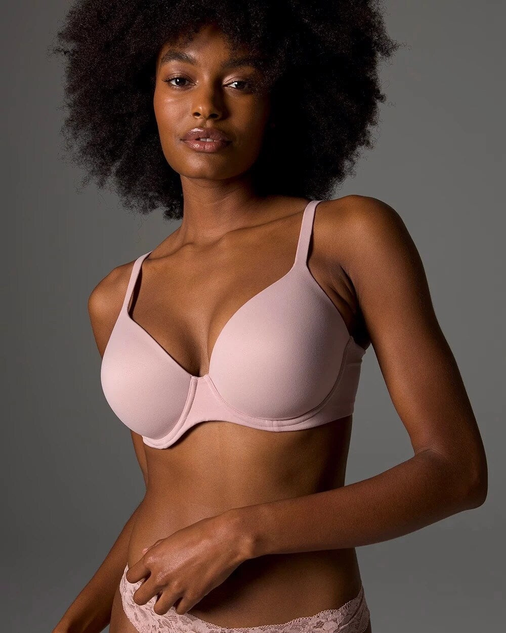 Soma / Perfect Coverage Bra ADOBE ROSE