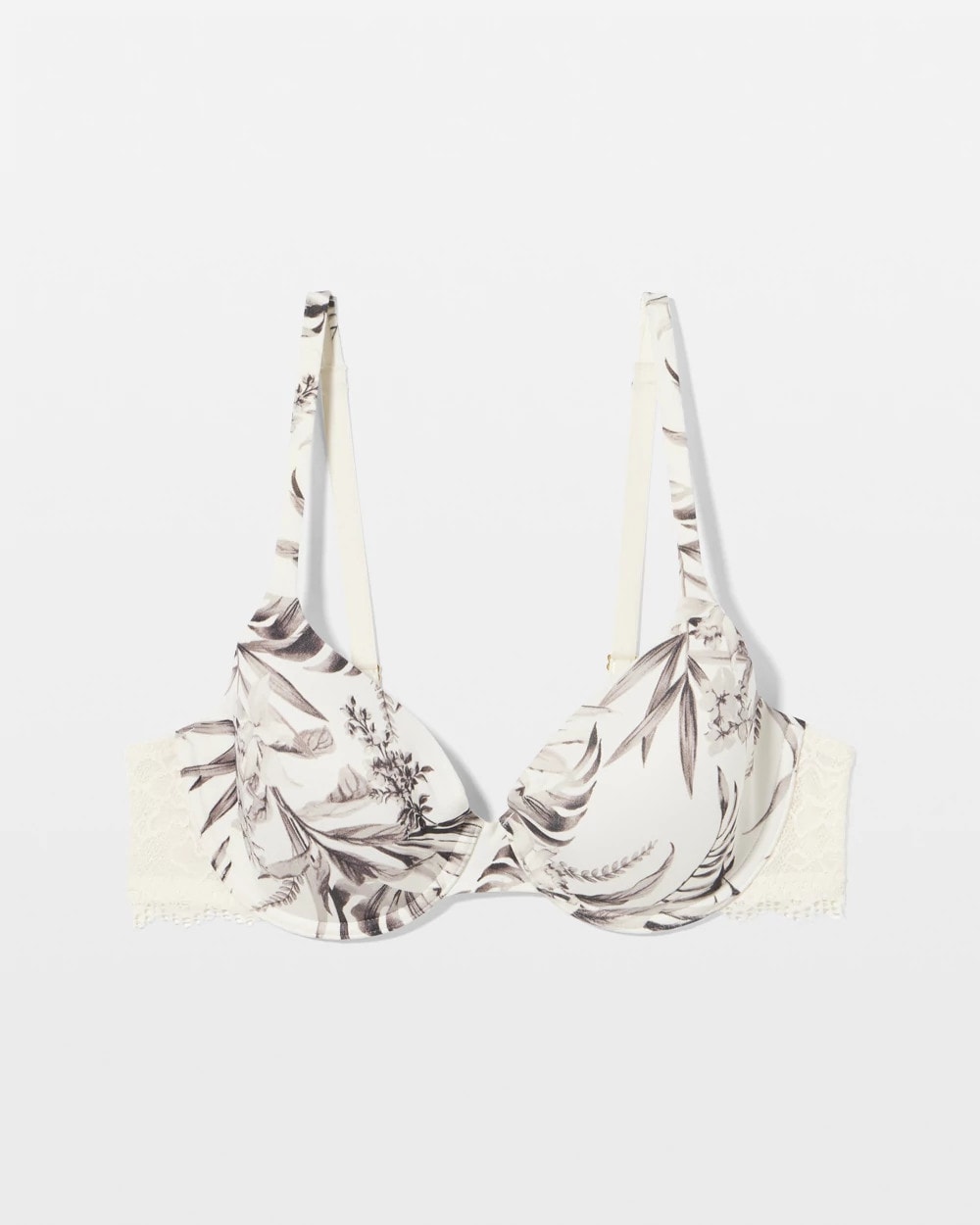 Soma / Embraceable Demi Bra with Lace Trim PALM PERFECT M CHAMPAGNE