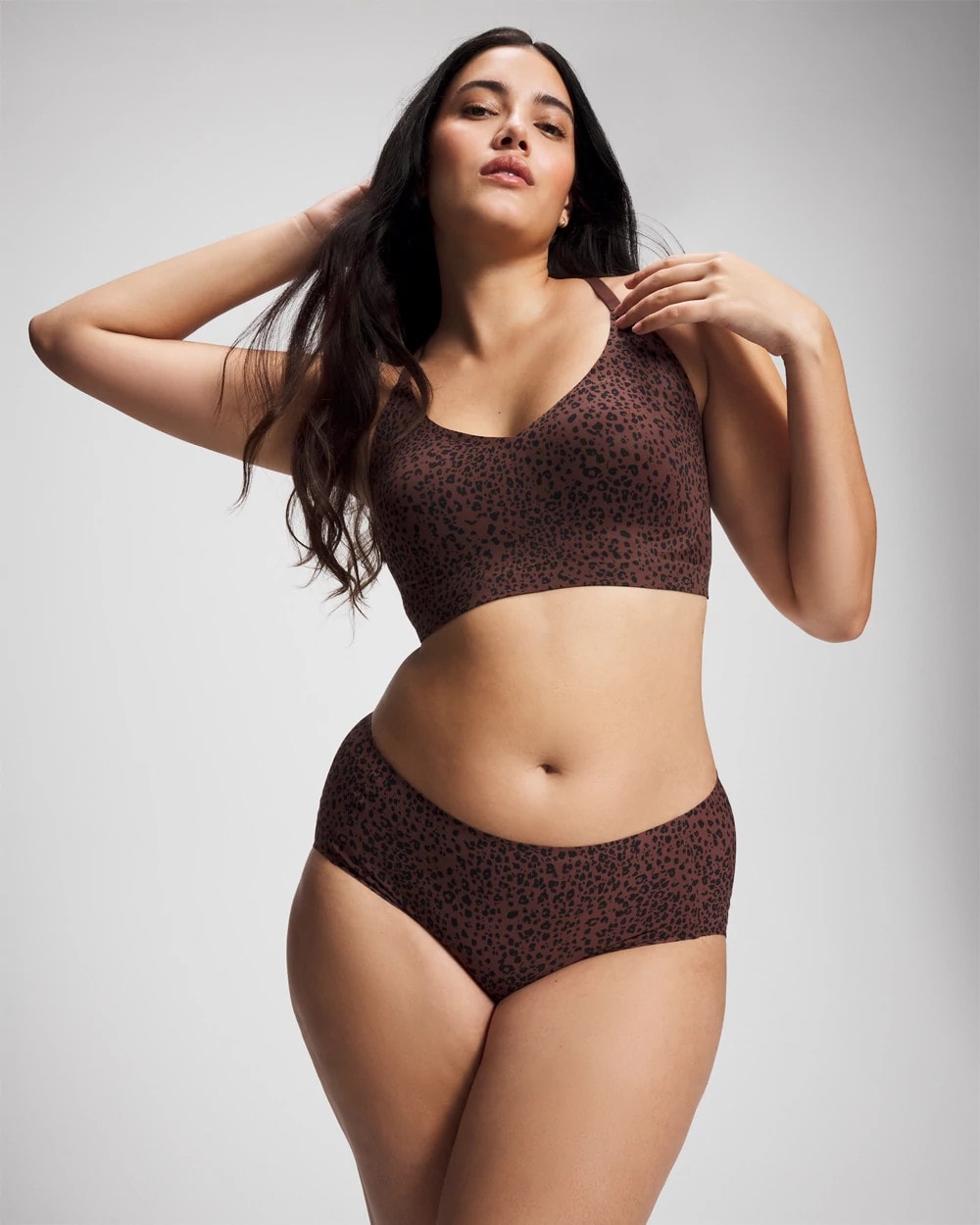 Soma / Racerback Bralette with Lace Back HOT SPOT MOCHA MINI