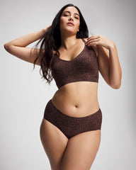 Soma / Racerback Bralette with Lace Back HOT SPOT MOCHA MINI