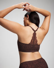 Soma / Racerback Bralette with Lace Back HOT SPOT MOCHA MINI