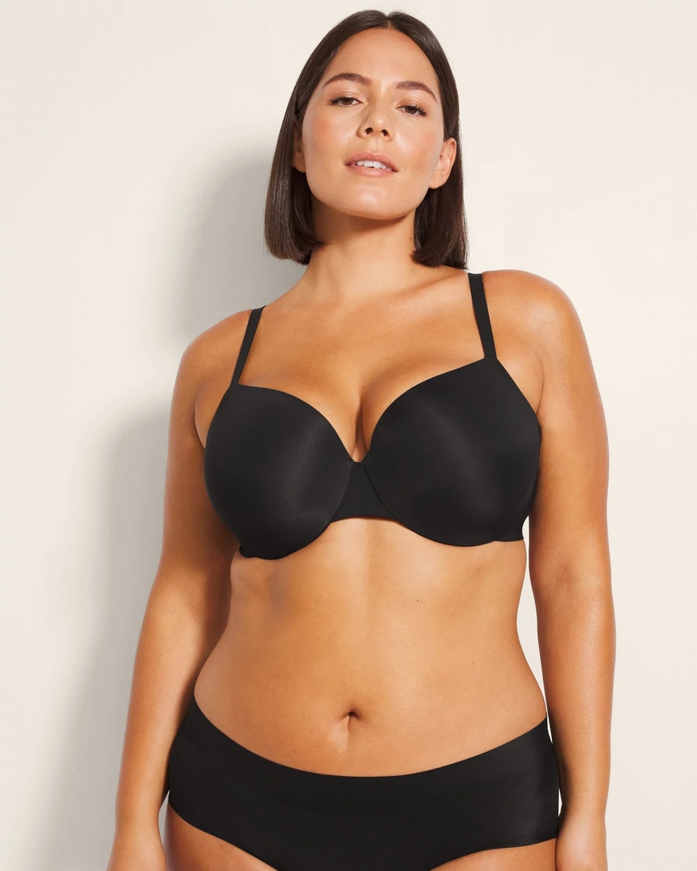 Soma / Lightly Lined Perfect Coverage Bra BLACK