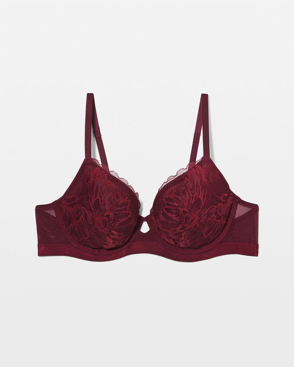 Soma / Perfect Coverage Bra with Lace VELVET PLUM