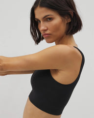Soma / Seamless Rib Bralette BLACK