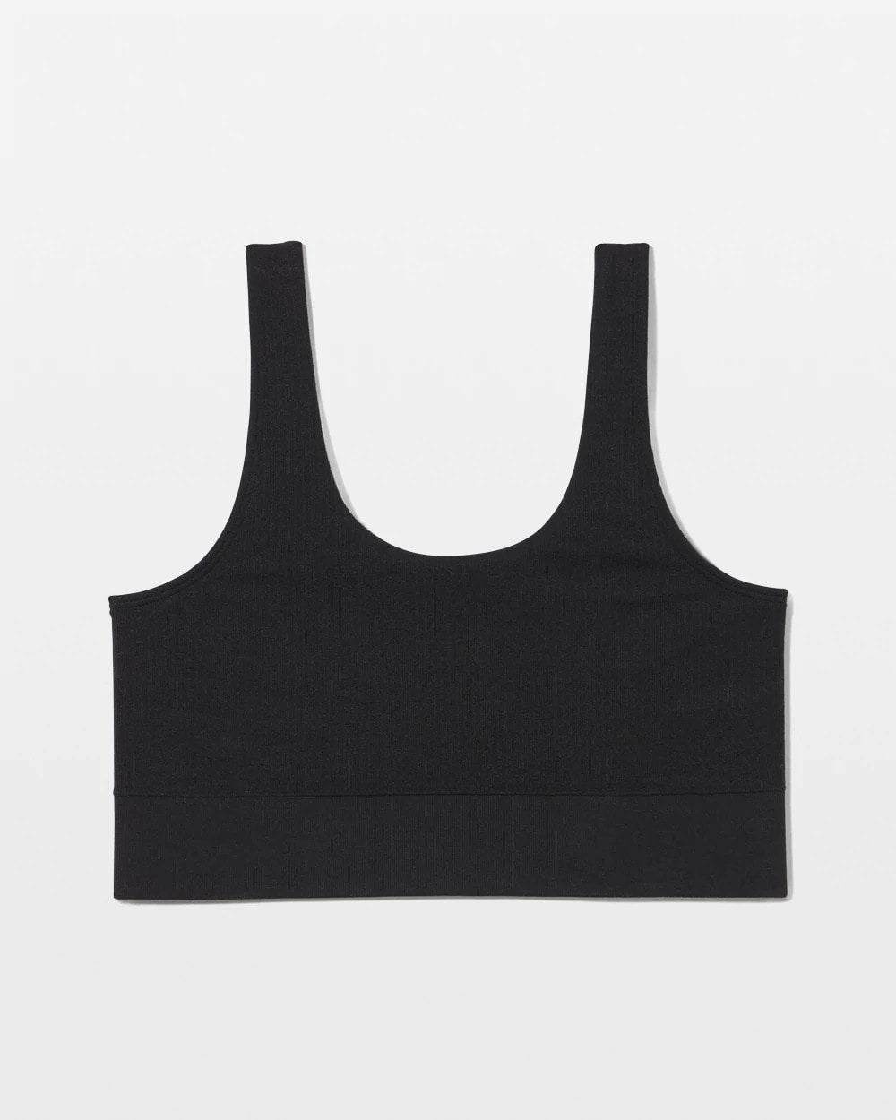 Soma / Seamless Rib Bralette BLACK