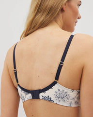 Soma / Perfect Coverage Bra MEANDERING GARDEN M CHAM