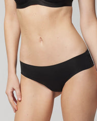 Soma / Cheeky Hipster Panty with Lace Back BLACK