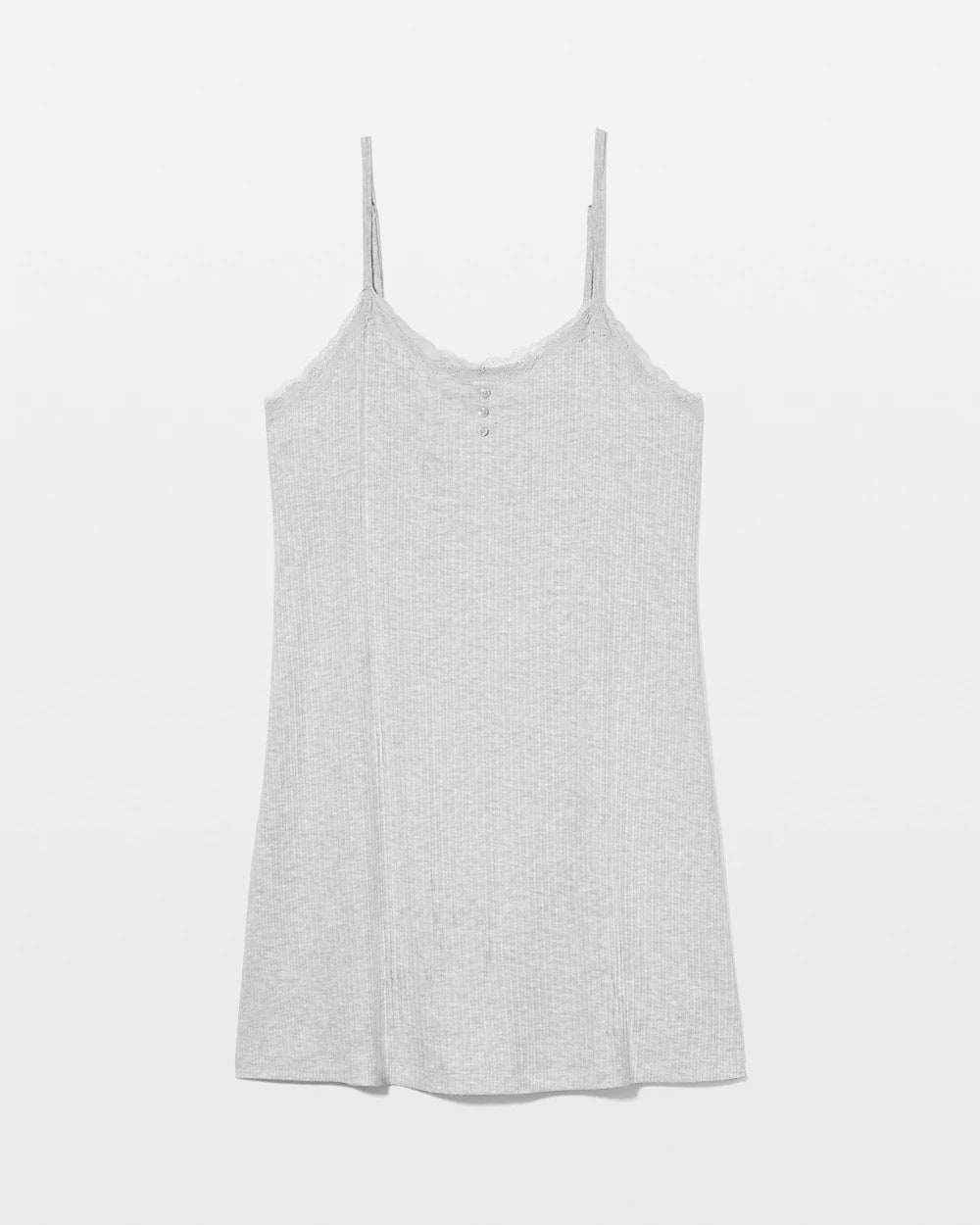 Soma / Pointelle Chemise HEATHER FROST