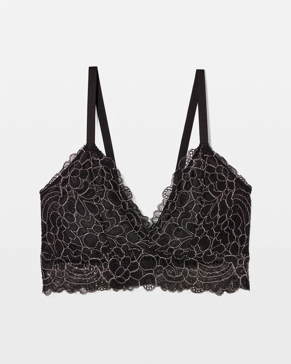 Soma / Corded Lace Bralette BLACK/IVORY CD