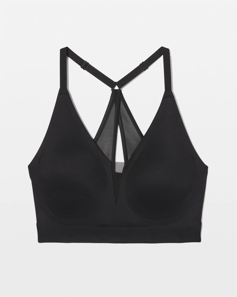 Soma / Racerback Mesh Bralette BLACK
