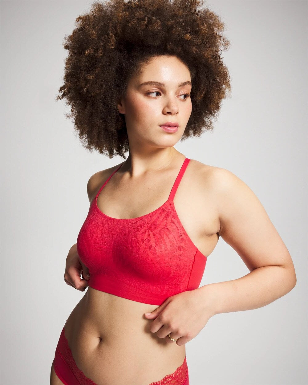 Soma / Lace Adjustable Bralette HEARTS DESIRE