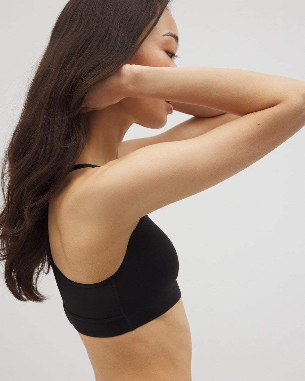 Soma / Mesh Adjustable Bralette BLACK