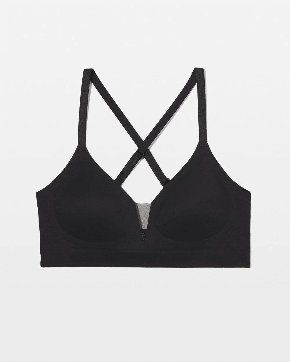 Soma / Mesh Adjustable Bralette BLACK