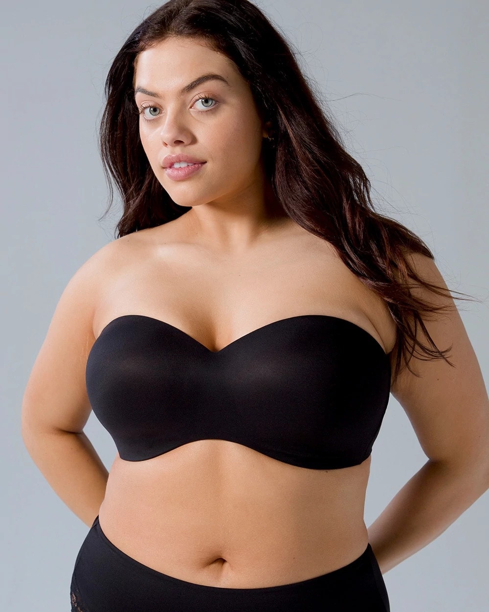 Soma / Wireless Strapless Bra BLACK