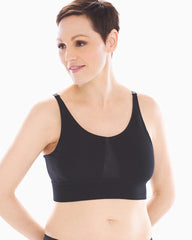 Soma / Wireless Pocketed Comfort Bra BLACK