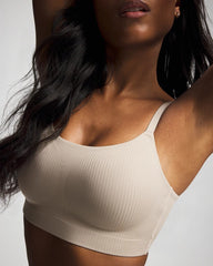 Soma / Rib Adjustable Bralette SIMPLY TAUPE