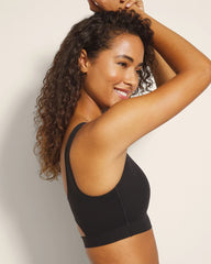 Soma / High-Neck Yoga Bra BLACK