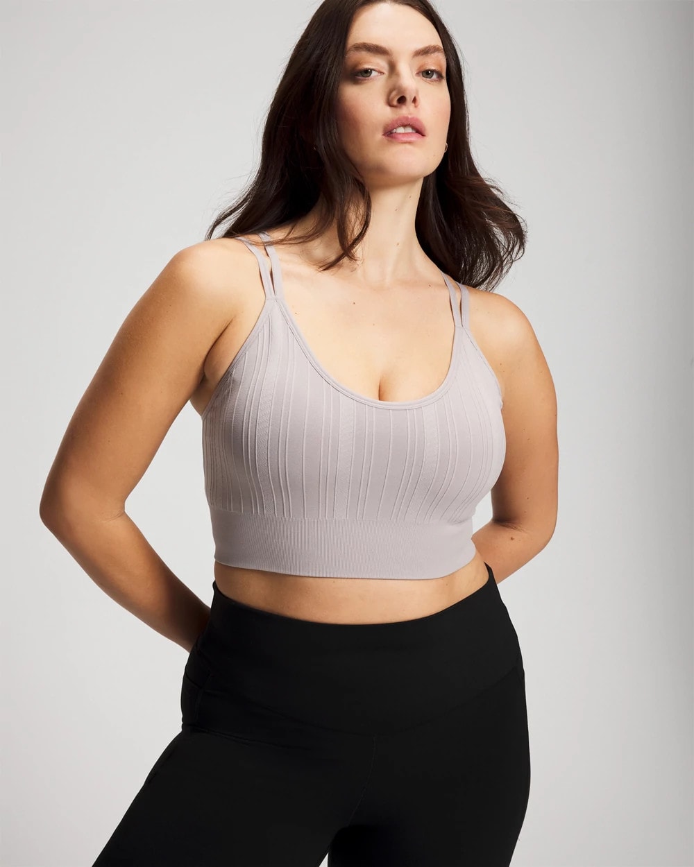 Soma / Seamless Bra With Strappy Back MINERAL GRAY