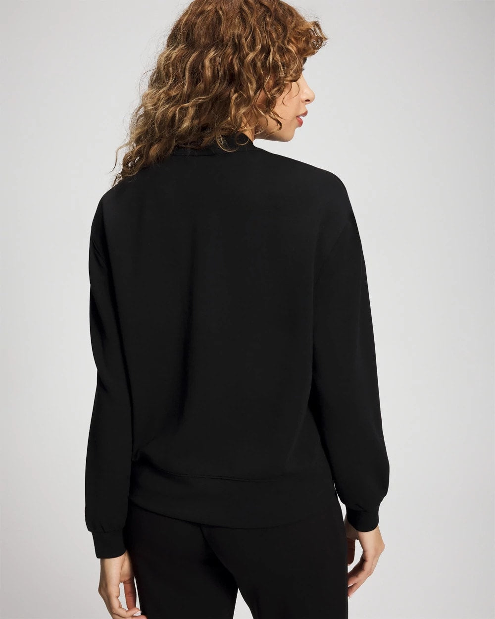 Soma / Modern Modal Bomber Jacket BLACK