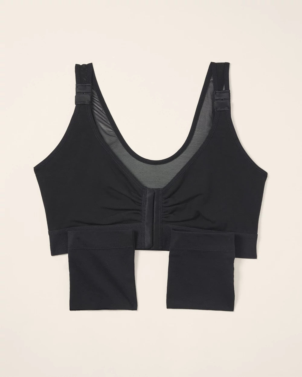 Soma / Post-Surgical Recovery Bra with Drain Pockets BLACK