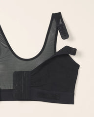 Soma / Post-Surgical Recovery Bra with Drain Pockets BLACK