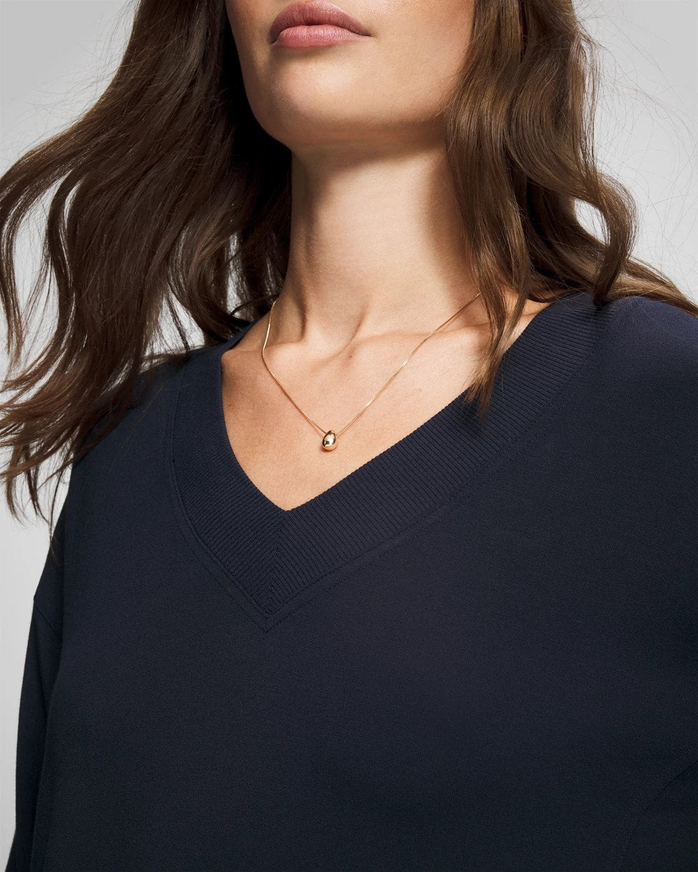 Soma / Ultrasoft Fleece Sweatshirt Dress MIDNIGHT SKIES