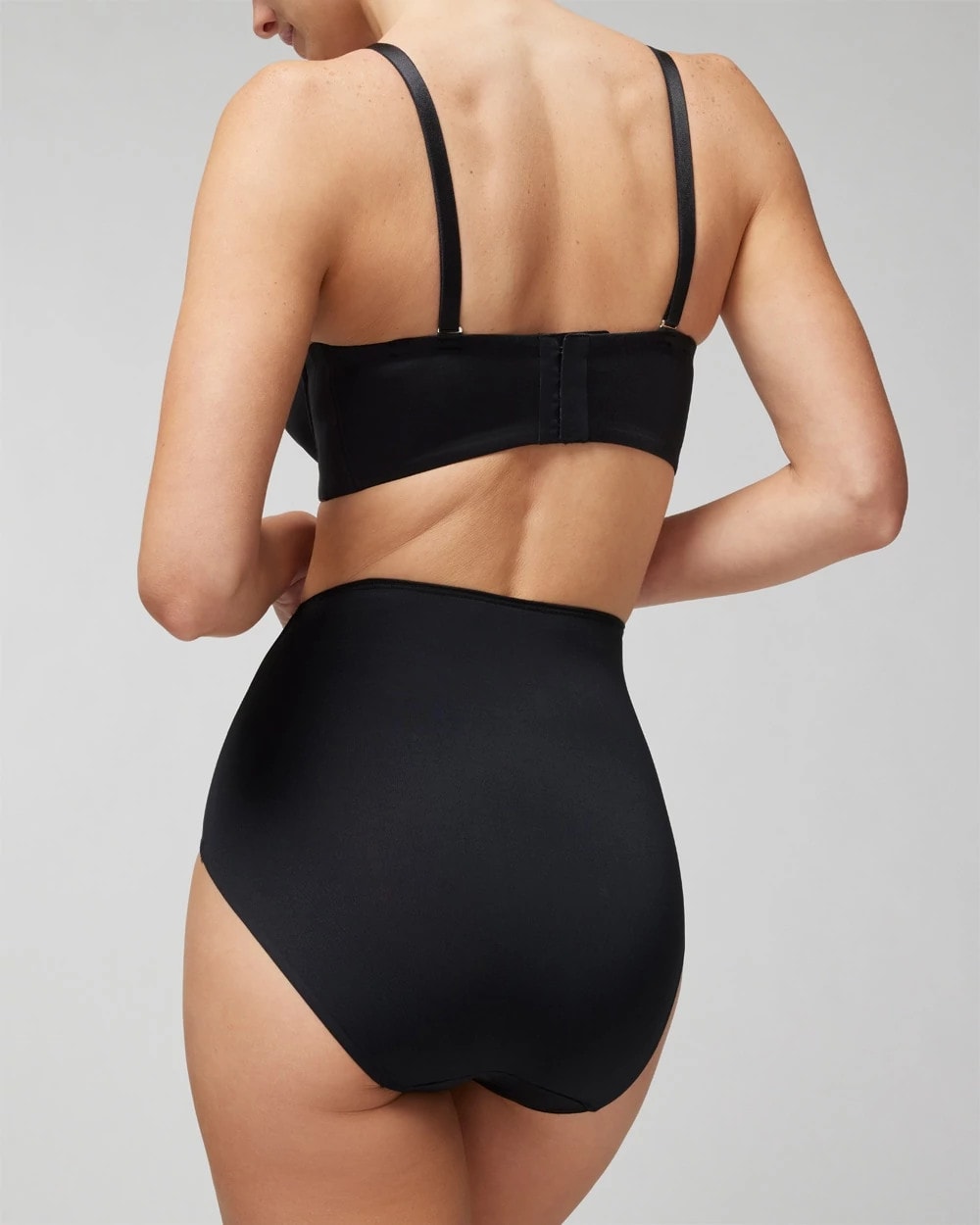 Soma / High-Waist Brief Panty BLACK