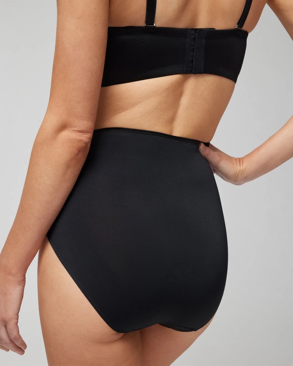 Soma / High-Waist Brief Panty BLACK