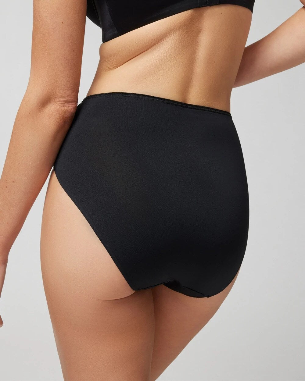 Soma / Modern Brief Panty with Lace BLACK
