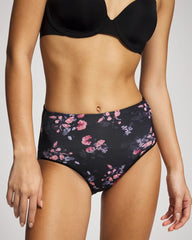 Soma / Tummy Modern Brief Panty FLORAL DREAMS BLACK MINI