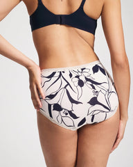 Soma / Cotton Brief Panty with Lace Trim NOUVEAU FLORA MINI CHAMP