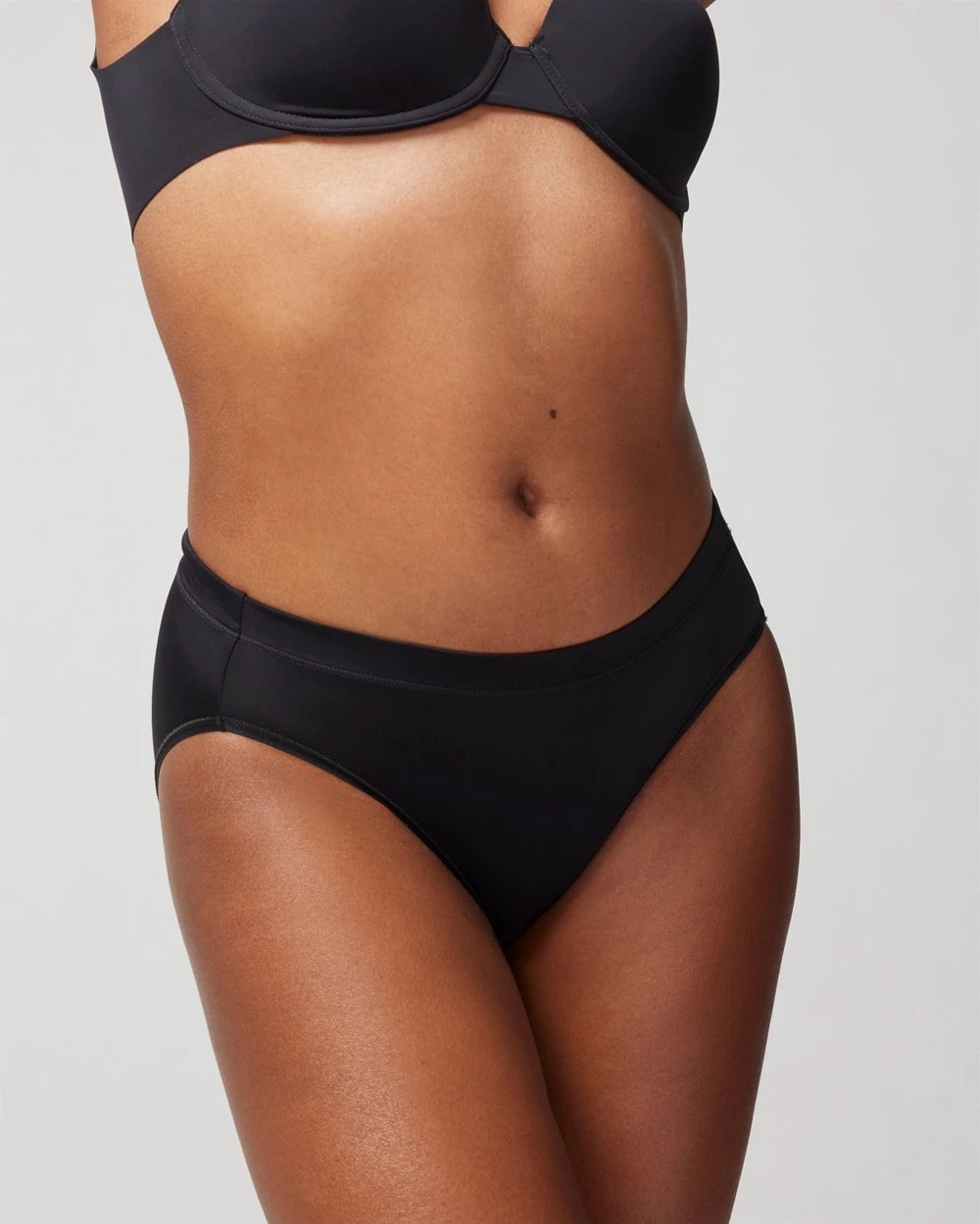Soma / High-Leg Brief Panty BLACK