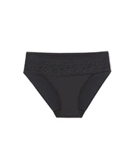 Soma / Hipster Panty with Lace BLACK