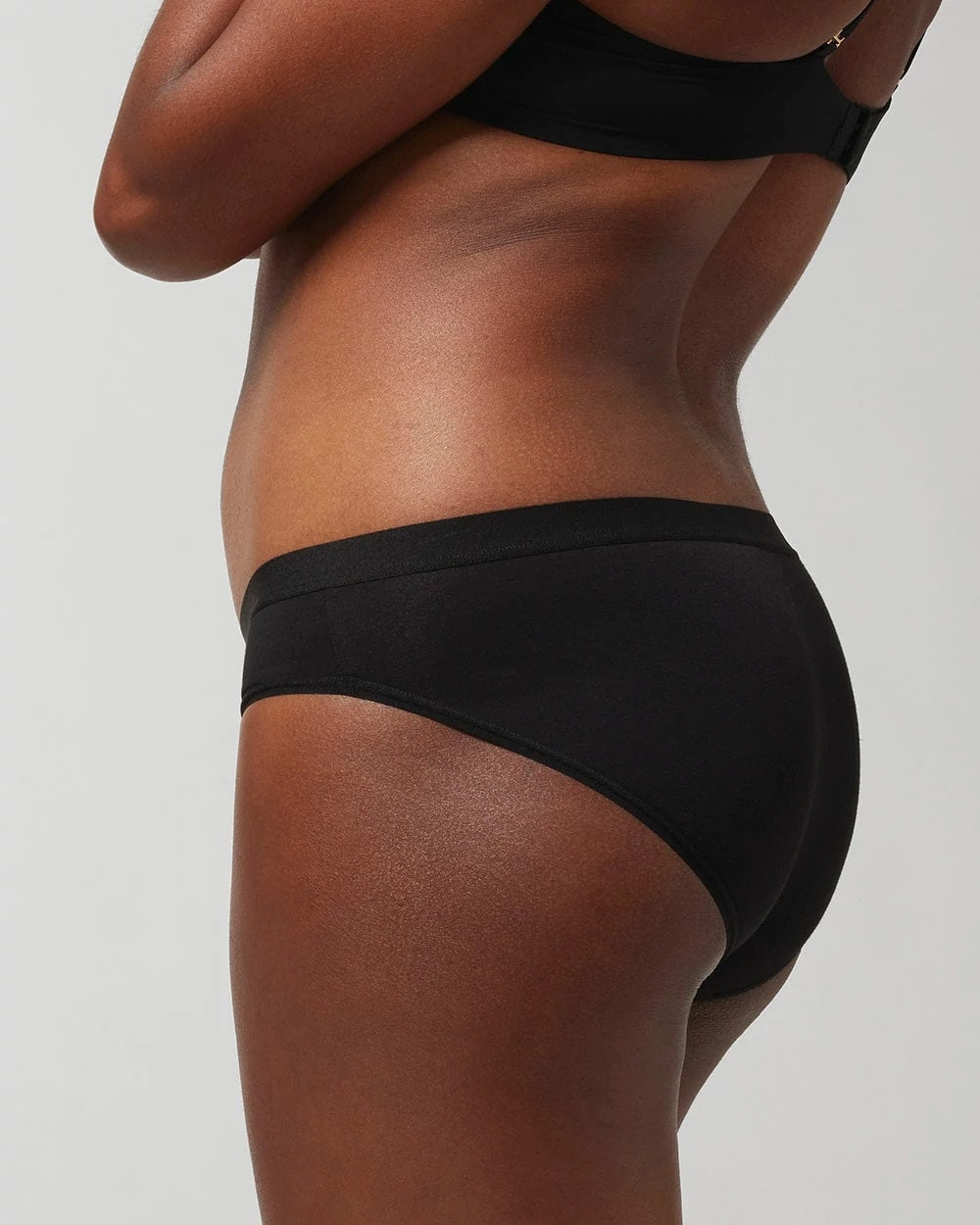 Soma / Cotton Hipster Panty BLACK
