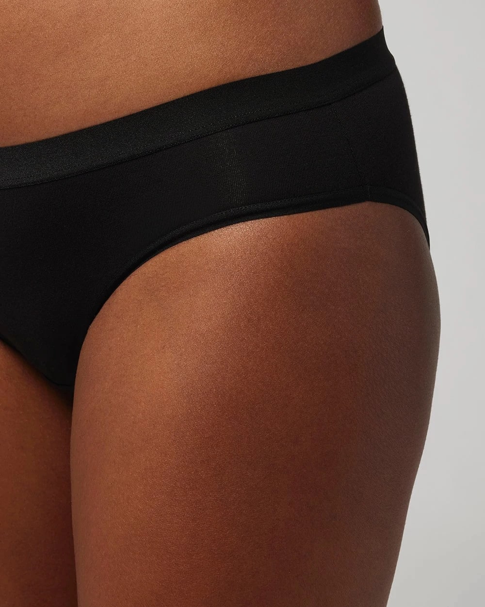 Soma / Cotton Hipster Panty BLACK