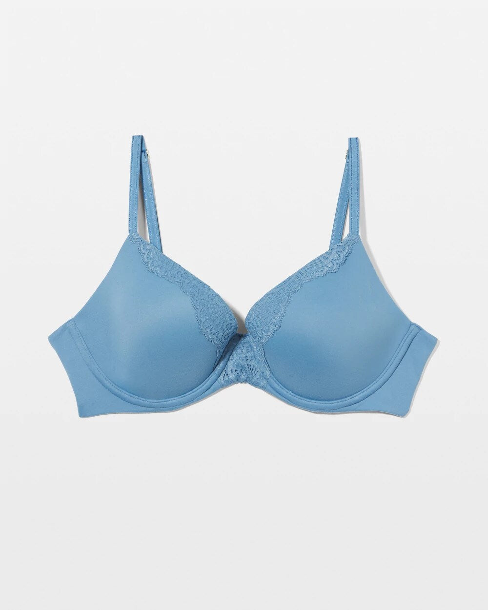 Soma / Embraceable Perfect Coverage Bra with Crochet Lace BLUE HEAVEN