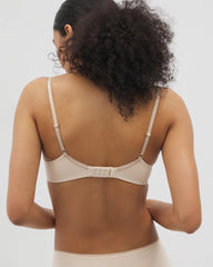 Soma / Embraceable Perfect Coverage Bra with Crochet Lace PALE SAND