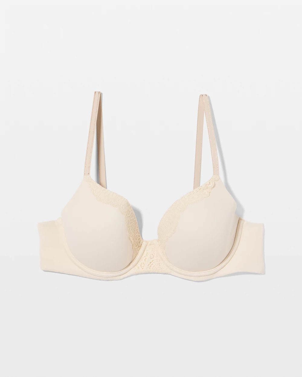 Soma / Embraceable Perfect Coverage Bra with Crochet Lace PALE SAND