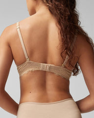 Soma / Embraceable Demi Bra with Lace Trim WARM AMBER