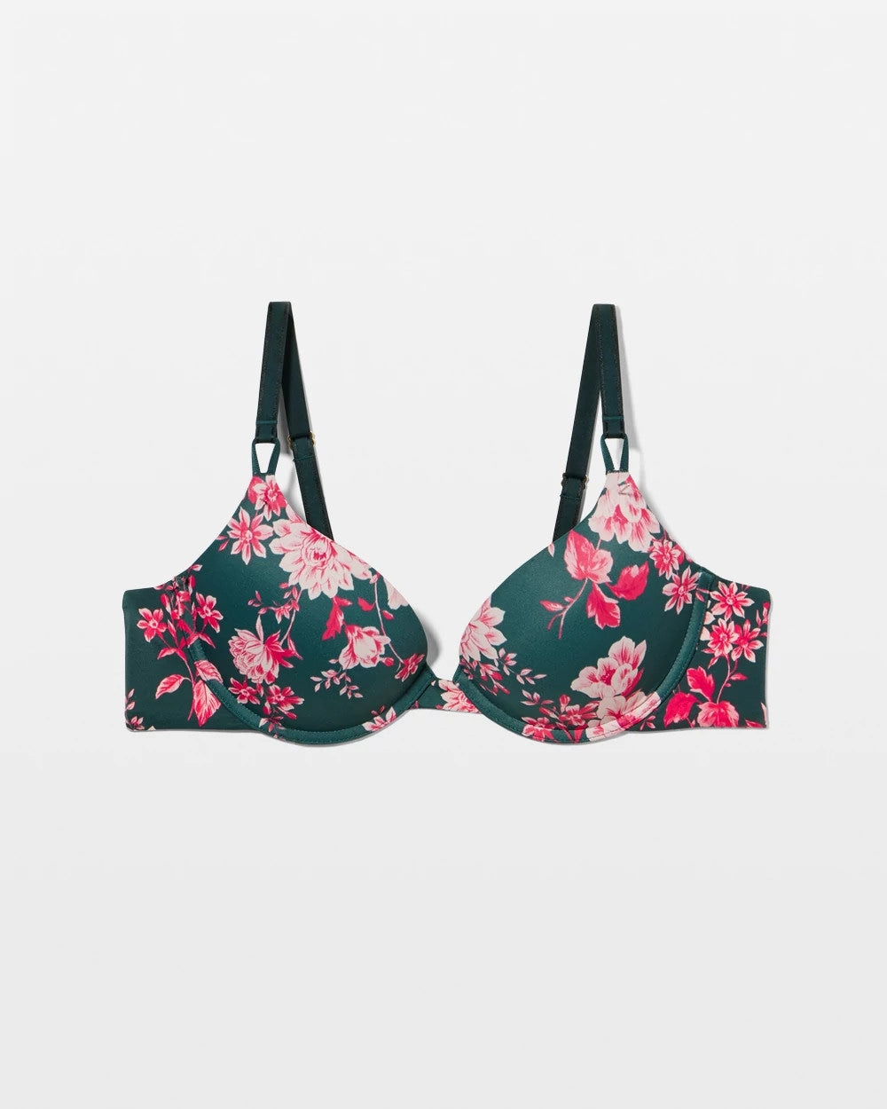 Soma / Push-Up Plunge Bra COTTAGE FLORAL MINI GREEN
