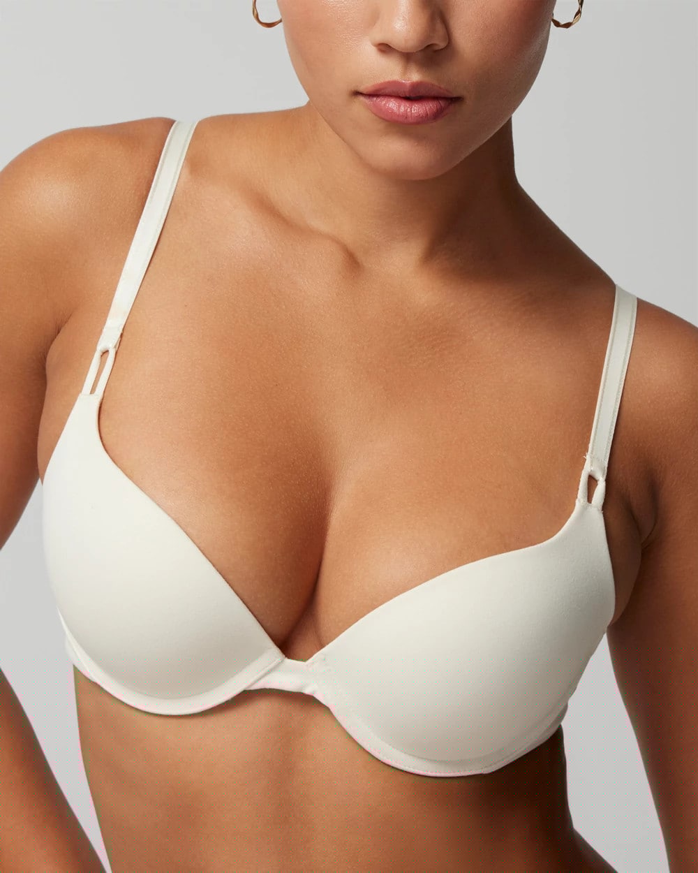 Soma / Push-Up Plunge Bra IVORY