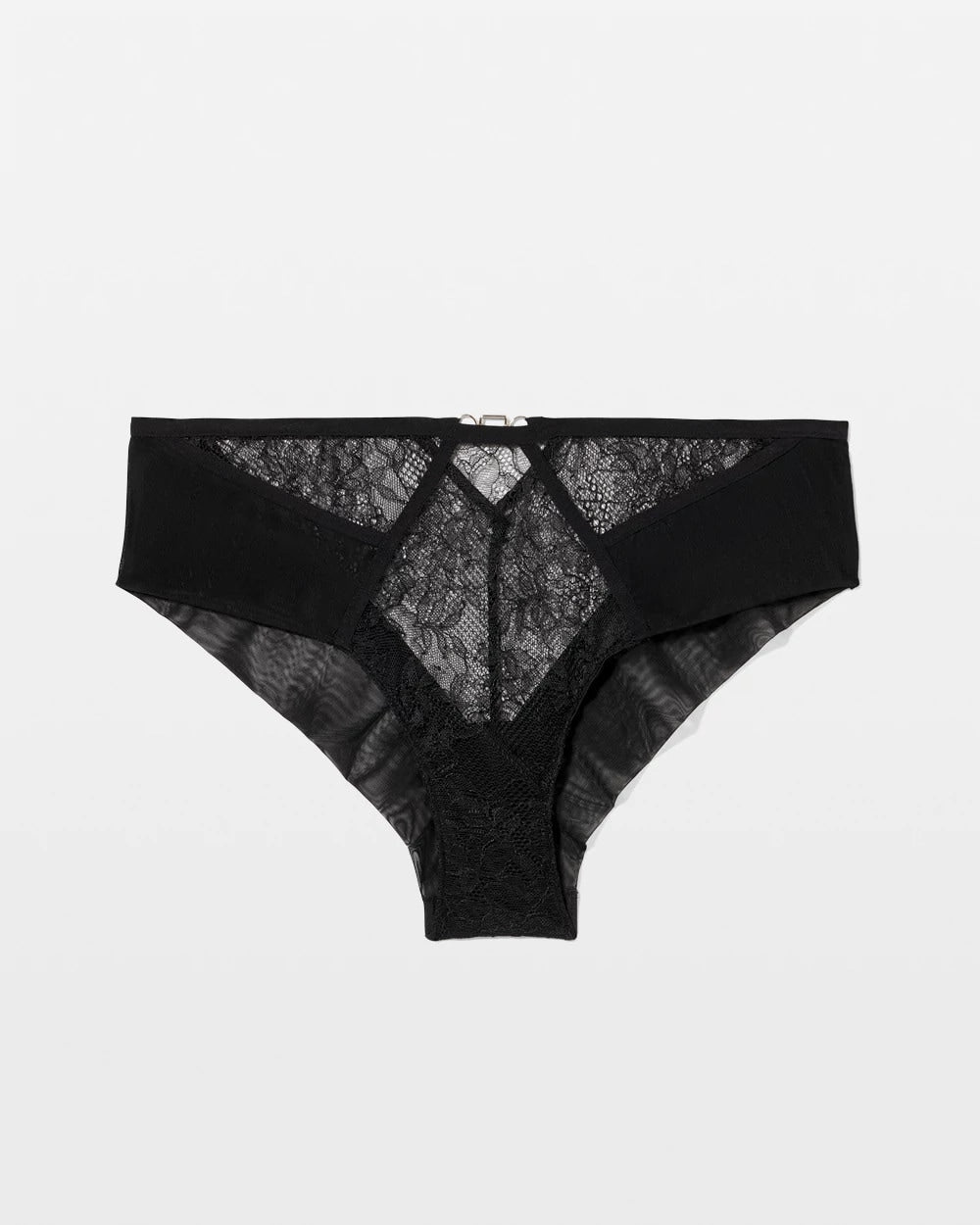 Soma / Sheer Glam Cheeky Panty BLACK
