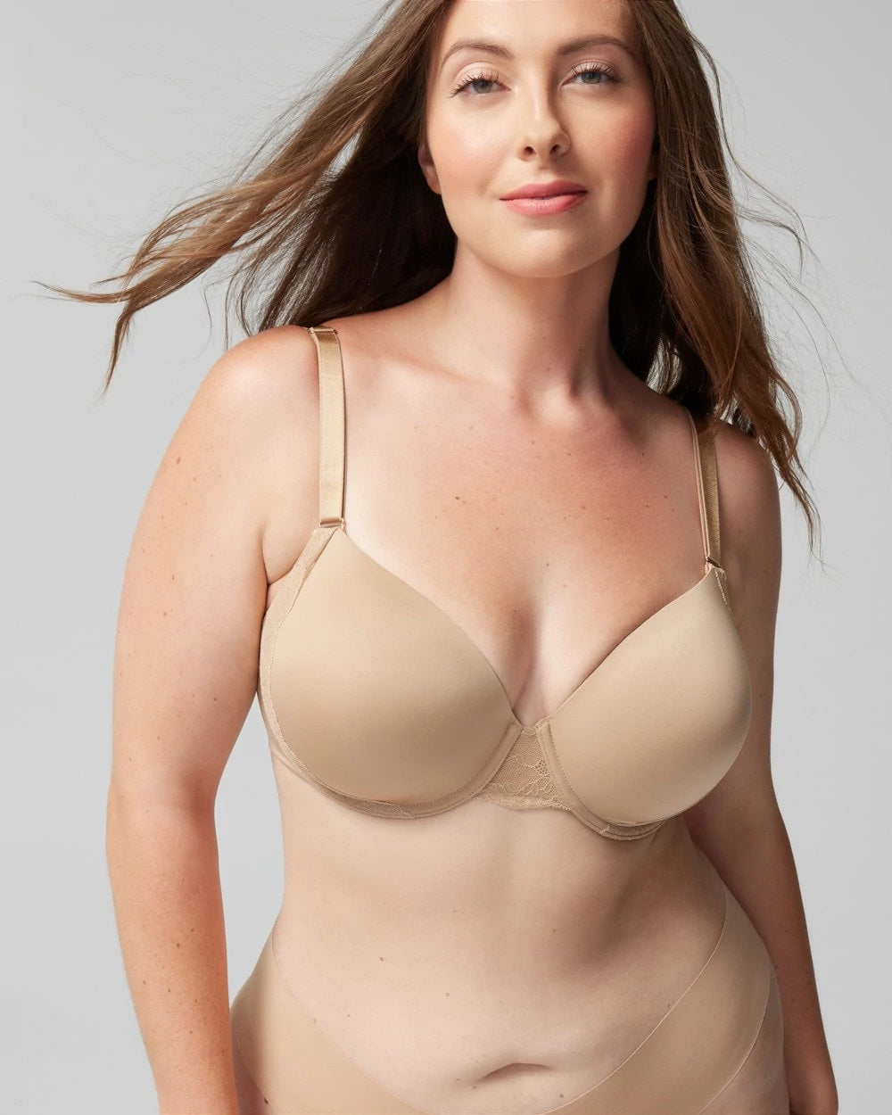 Soma / Perfect Coverage Bra with Lace Trim WARM AMBER