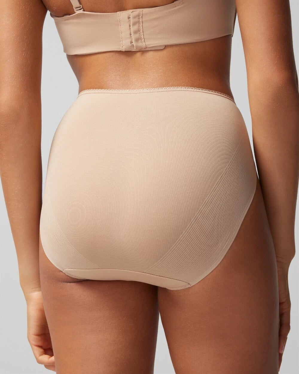 Soma / High-Leg Panty with Lace WARM AMBER