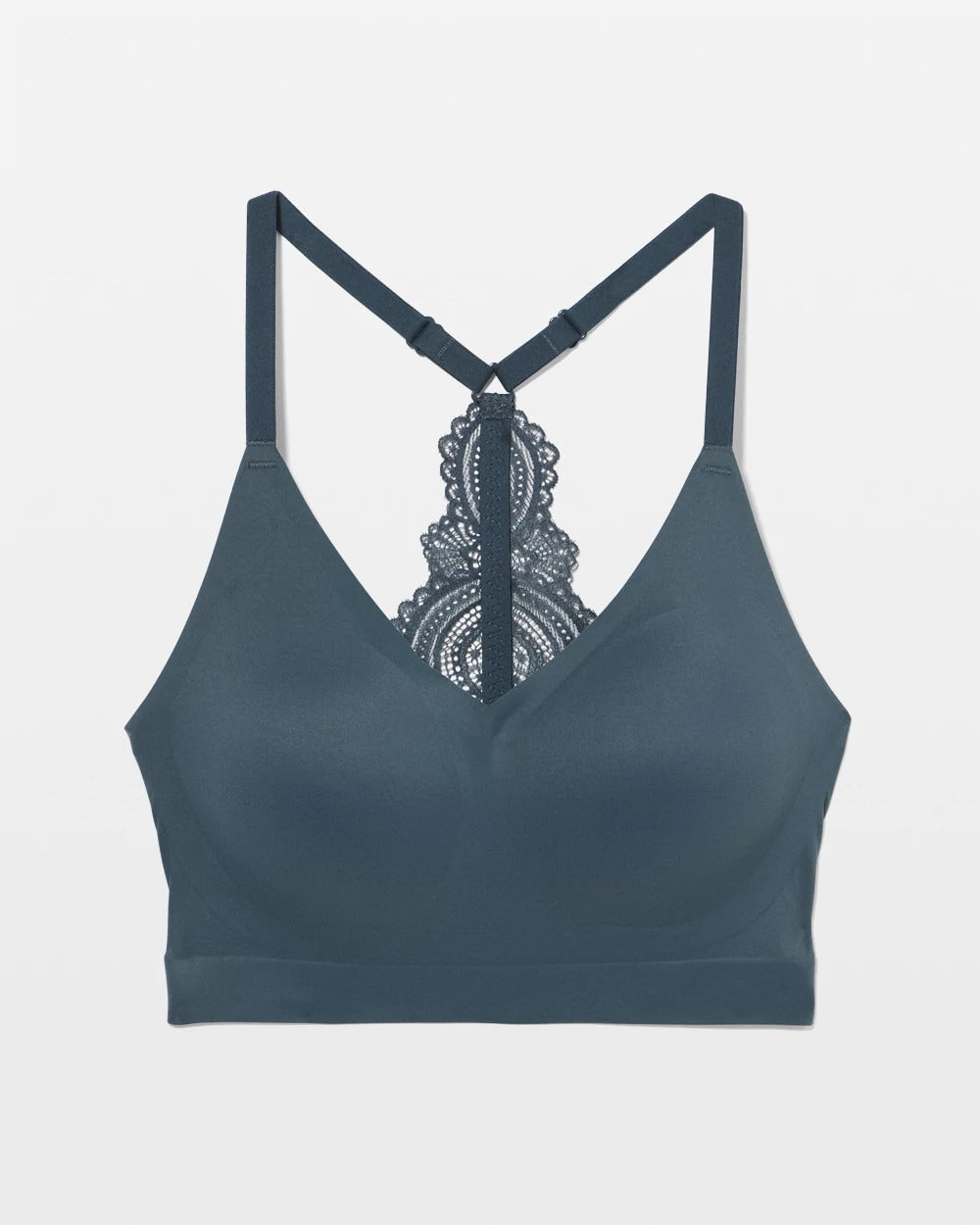 Soma / Racerback Bralette with Lace Back PETROL