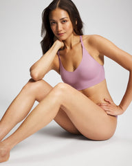 Soma / Racerback Bralette with Lace Back LILAC WINE